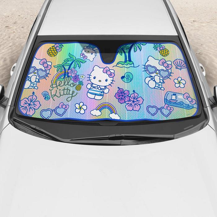 Hello Kitty Hello Kitty Car Sun Shade (Summer Sailing) Azules | CL_HK26023