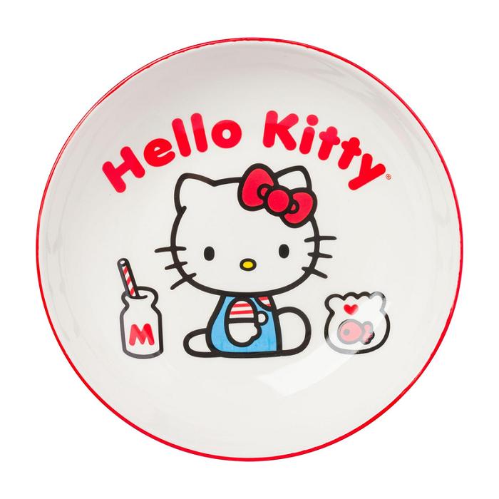 Hello Kitty Hello Kitty Ceramic Dinner Bowl (Classic Milk Bottle) Rojas | CL_HK85626