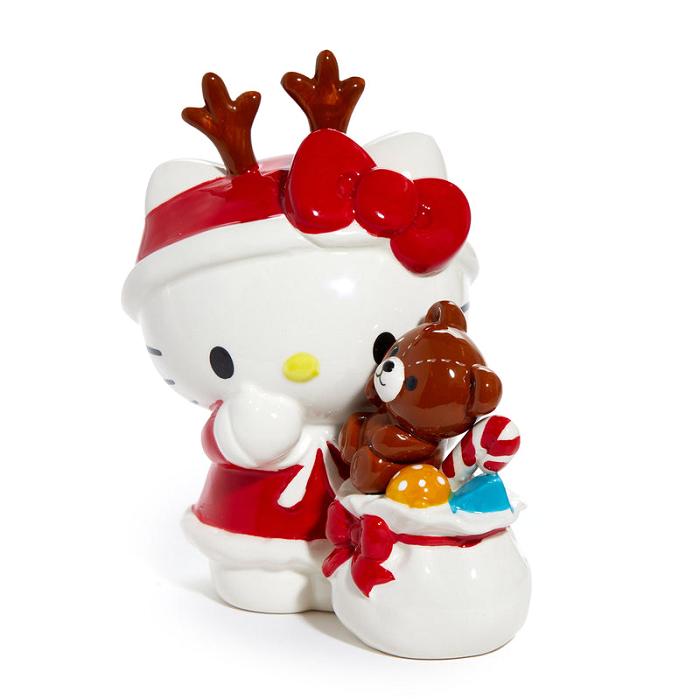 Hello Kitty Hello Kitty Ceramic Holiday Teddy Bear Figurine Rojas | CL_HK42543