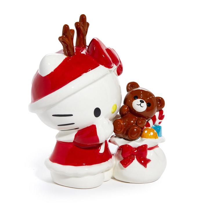 Hello Kitty Hello Kitty Ceramic Holiday Teddy Bear Figurine Rojas | CL_HK42543