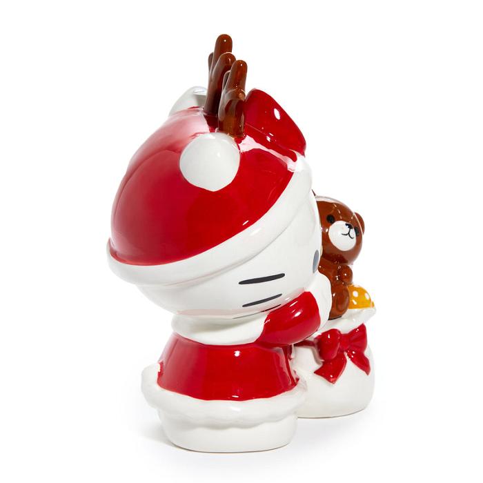 Hello Kitty Hello Kitty Ceramic Holiday Teddy Bear Figurine Rojas | CL_HK42543