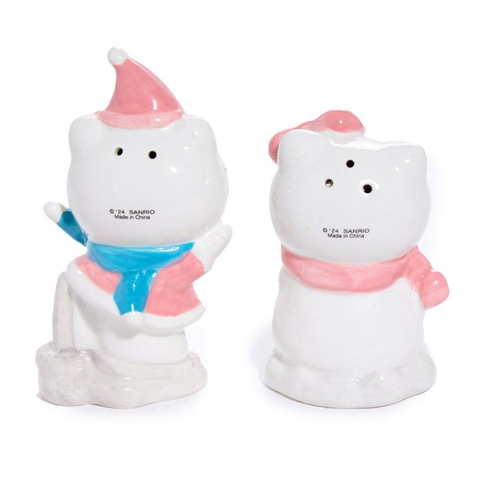 Hello Kitty Hello Kitty Ceramic Holiday Salt & Pepper Set (Snow Play) Rosas Azules | CL_HK44442