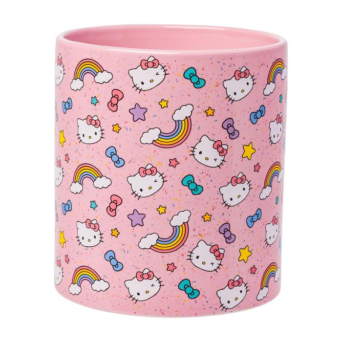 Hello Kitty Hello Kitty Ceramic Mug (Stars, Bows, & Rainbows) Rosas | CL_HK70464