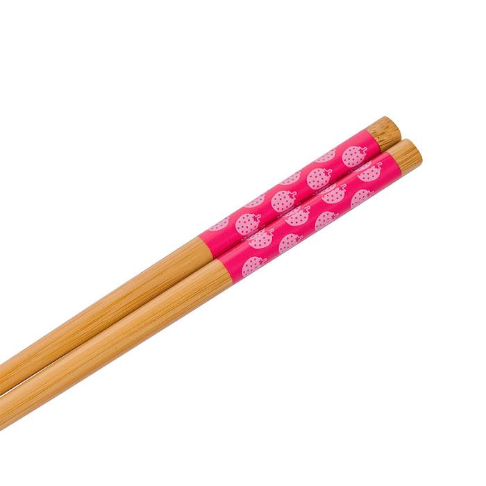 Hello Kitty Hello Kitty Ceramic Ramen Bowl and Chopstick Set (Strawberry Milk) Rosas | CL_HK31615