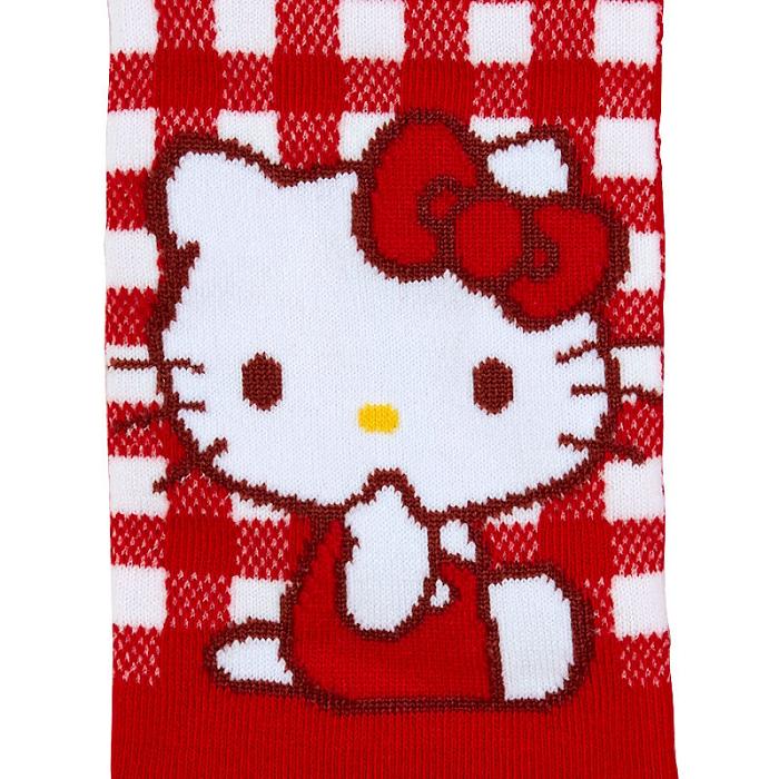 Hello Kitty Hello Kitty Checkered Ankle Socks Rojas | CL_HK20921