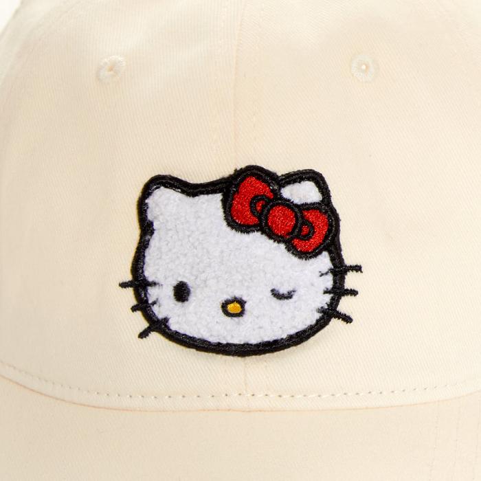 Hello Kitty Hello Kitty Chenille Patch Cap Blancas | CL_HK19759