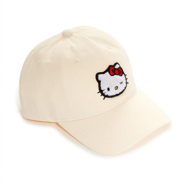 Hello Kitty Hello Kitty Chenille Patch Cap Blancas | CL_HK19759