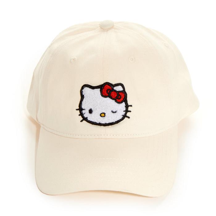 Hello Kitty Hello Kitty Chenille Patch Cap Blancas | CL_HK19759