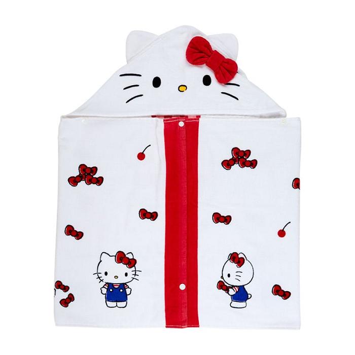 Hello Kitty Hello Kitty Cherry Kids Hooded Towel Blancas | CL_HK48893