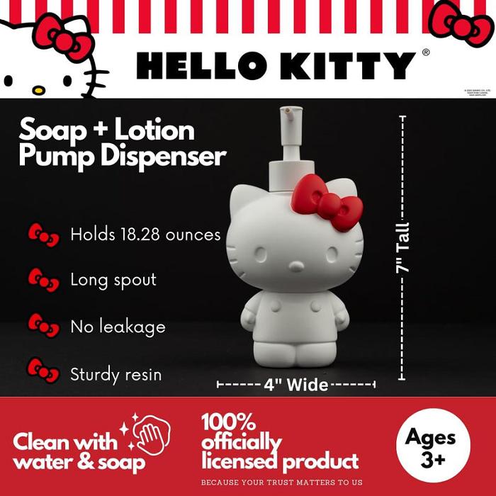 Hello Kitty Hello Kitty Classic Cutie Pump Dispenser Blancas | CL_HK78019