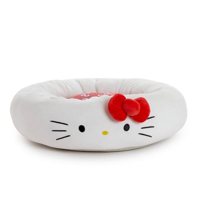 Hello Kitty Hello Kitty Classic Pet Bolster Bed (Small) Rojas Blancas | CL_HK11382