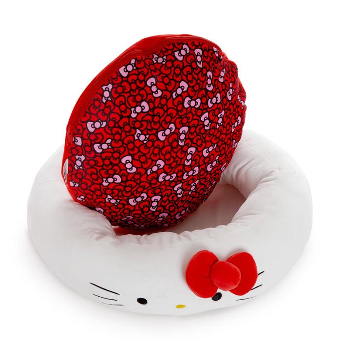 Hello Kitty Hello Kitty Classic Pet Bolster Bed (Small) Rojas Blancas | CL_HK11382