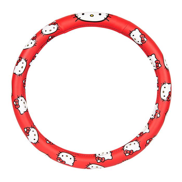 Hello Kitty Hello Kitty Classic Red Steering Wheel Cover Rojas | CL_HK76807