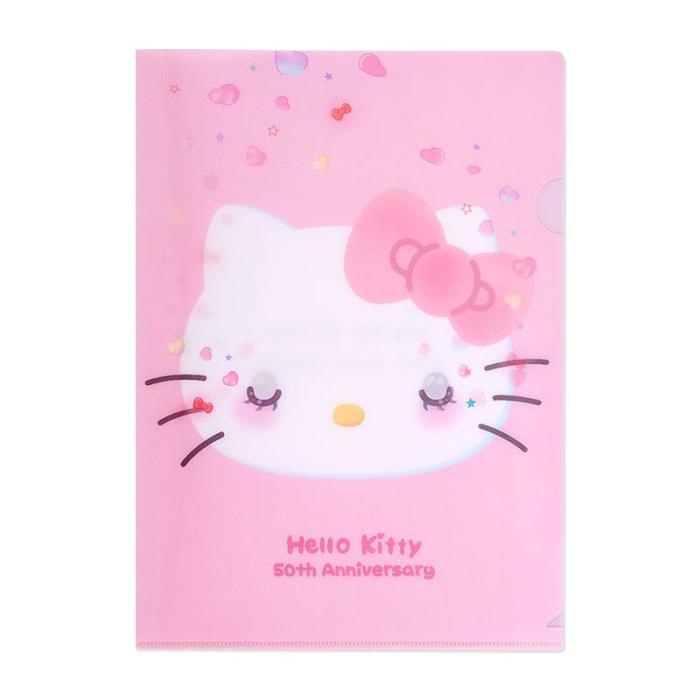 Hello Kitty Hello Kitty Clear File Folder (50th Anniv. The Future In Our Eyes) Rosas | CL_HK22705