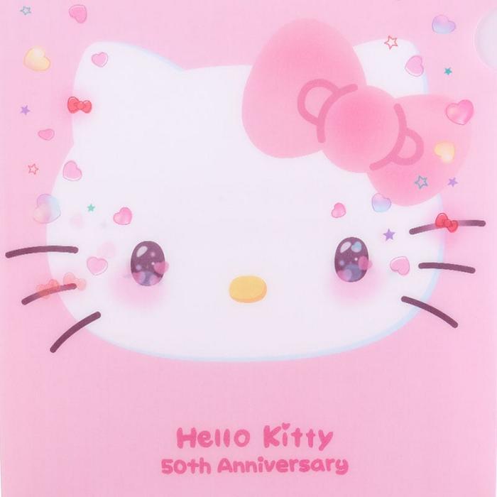 Hello Kitty Hello Kitty Clear File Folder (50th Anniv. The Future In Our Eyes) Rosas | CL_HK22705