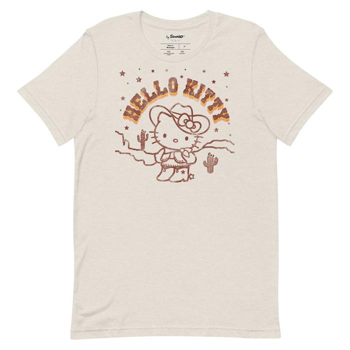 Hello Kitty Hello Kitty Desert Rodeo Tee Blancas | CL_HK76039