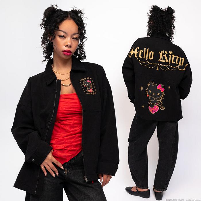 Hello Kitty Hello Kitty Devil JapanLA Jacket Negras | CL_HK10910