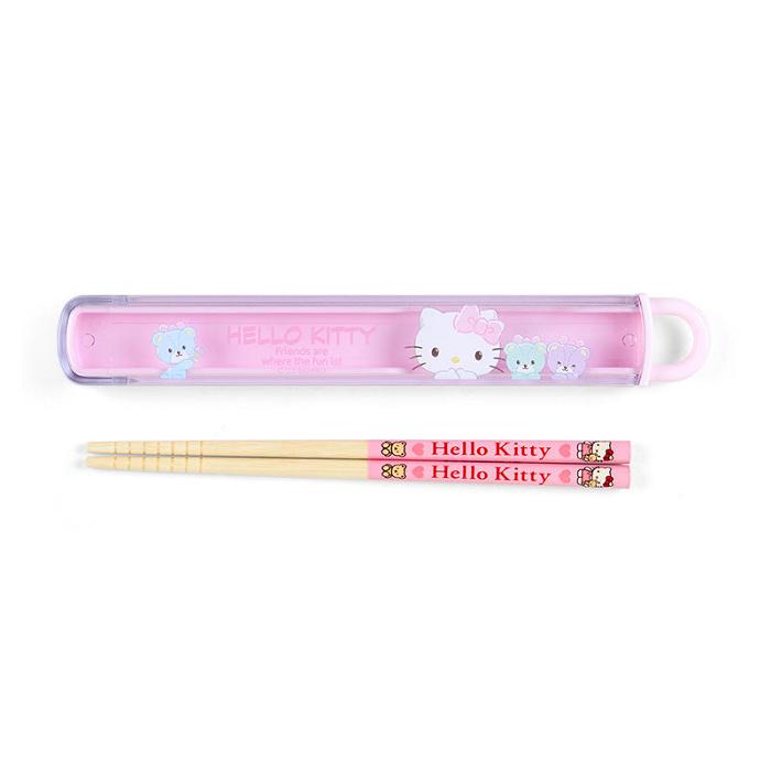 Hello Kitty Hello Kitty Everyday Chopsticks & Case Rosas | CL_HK49077