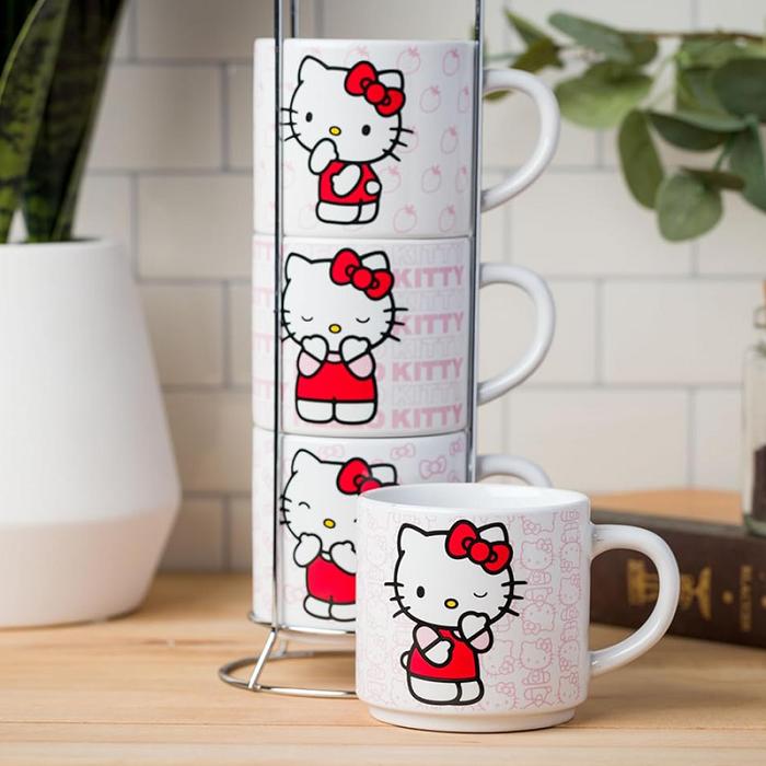 Hello Kitty Hello Kitty Expressions 5-Piece Ceramic Mug Stack Rosas | CL_HK17270