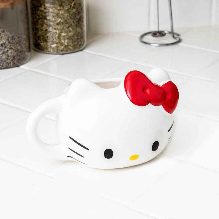 Hello Kitty Hello Kitty Face Sculpted Mug (Red) Blancas | CL_HK73253