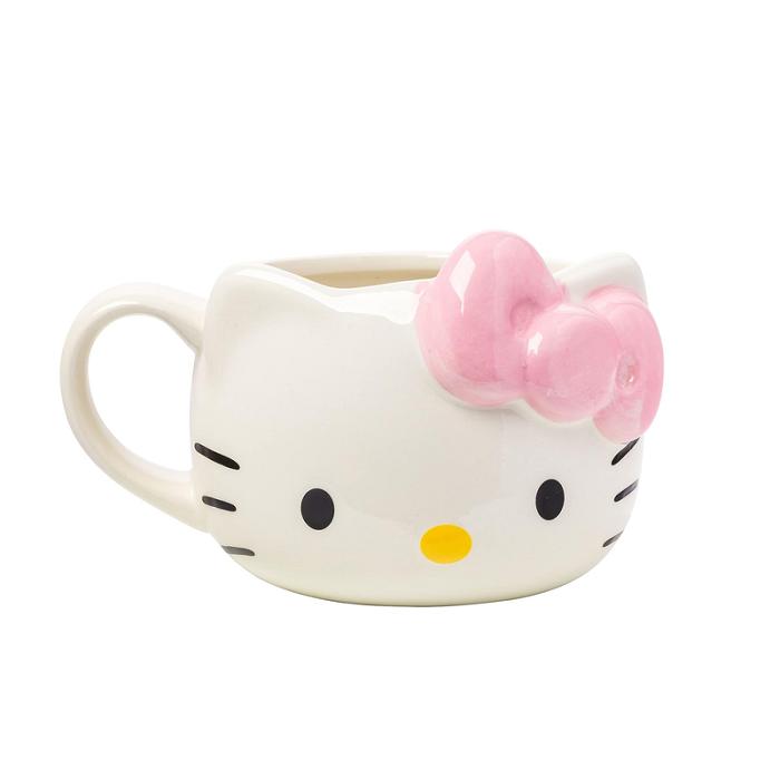 Hello Kitty Hello Kitty Face Sculpted Mug (Pink) Blancas | CL_HK91266