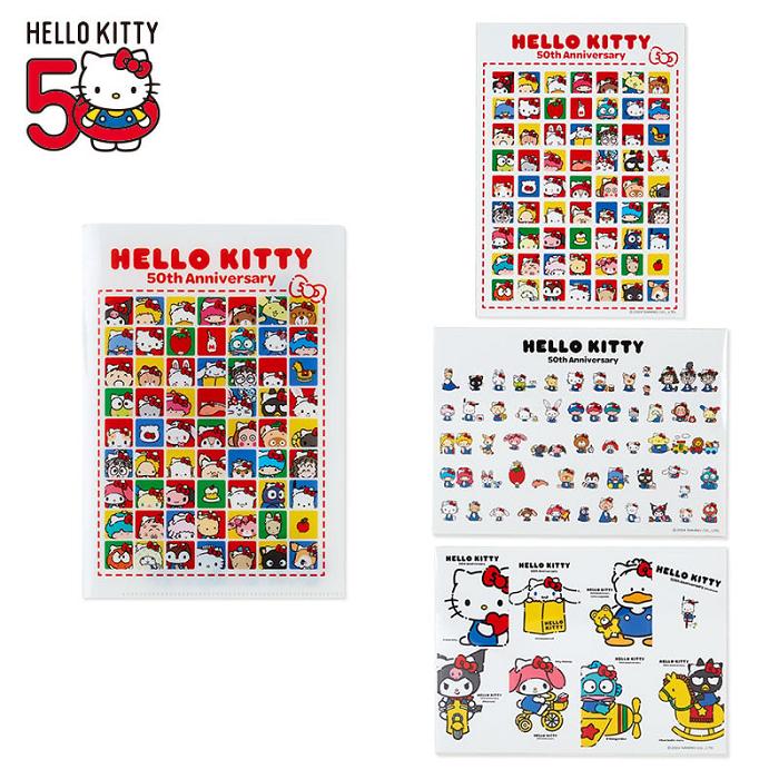 Hello Kitty Hello Kitty File Folder and Sticker Set (Hello, Everyone! Series) Multicolor | CL_HK20599