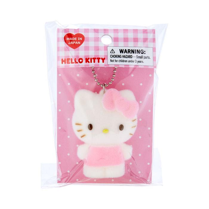 Hello Kitty Hello Kitty Flocked Keychain Mascot Rosas | CL_HK12472