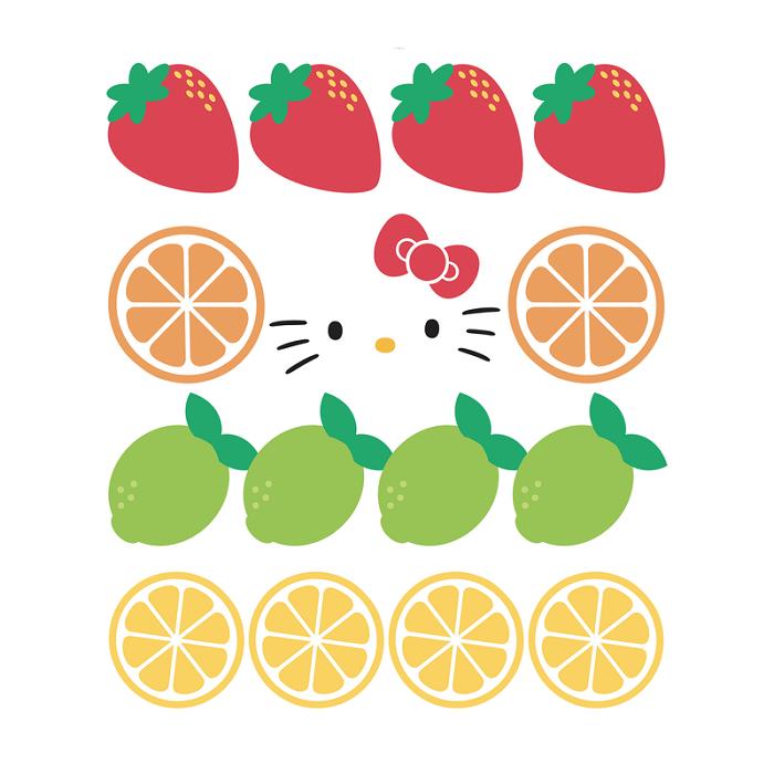 Hello Kitty Hello Kitty Fruit Slices Tee Rosas | CL_HK29046