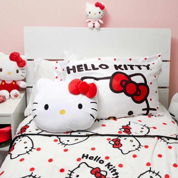 Hello Kitty Hello Kitty Glam Satin Pillowcase Rosas | CL_HK52296