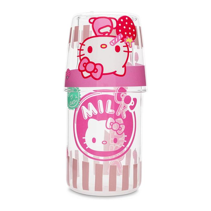 Hello Kitty Hello Kitty Glass Carafe and Cup Set (Strawberry Milk) Rosas | CL_HK24361