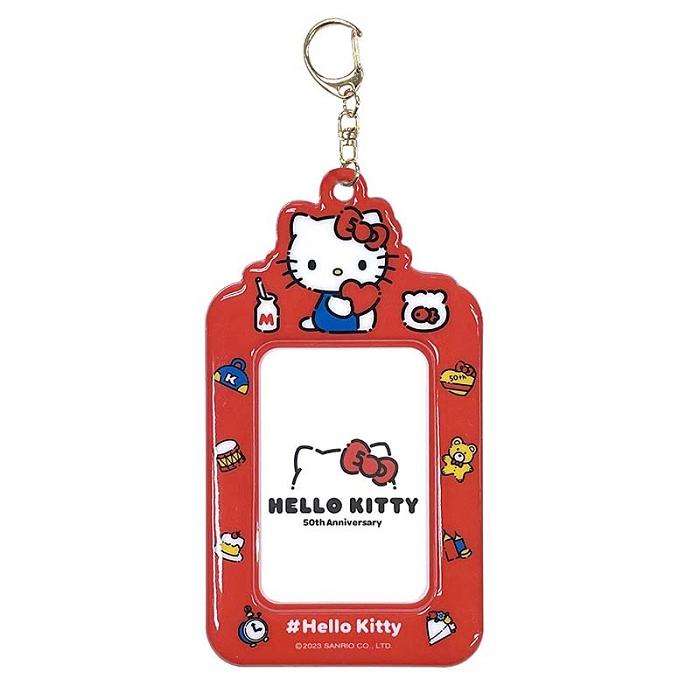 Hello Kitty Hello Kitty ID Badge Holder (Hello, Everyone! Series) Naranjas | CL_HK41396