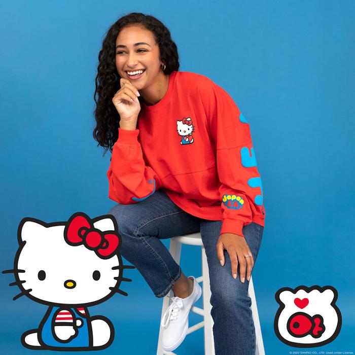 Hello Kitty Hello Kitty JapanLA Classic Spirit Jersey Rojas | CL_HK85174