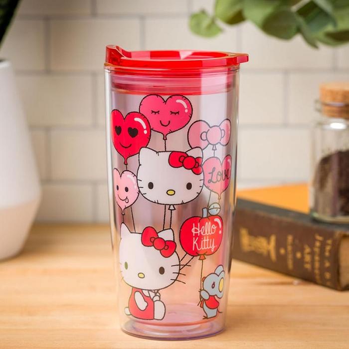 Hello Kitty Hello Kitty Love Balloons Double Wall Tumbler Rosas | CL_HK92636