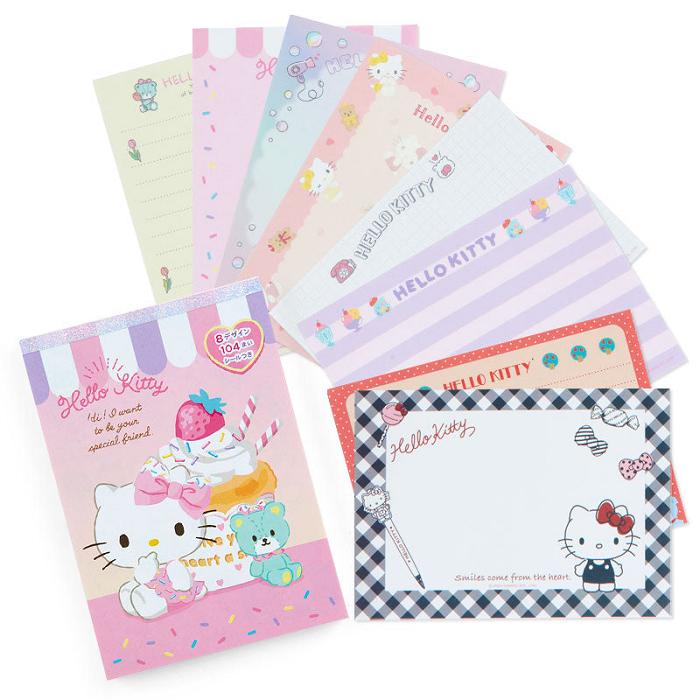 Hello Kitty Hello Kitty Memo Pad & Sticker Set Rosas | CL_HK57757