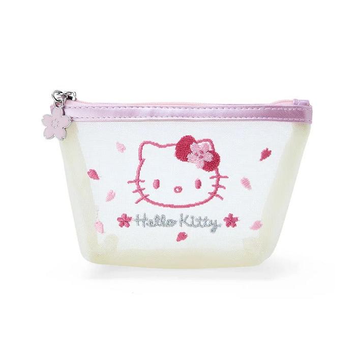 Hello Kitty Hello Kitty Mesh Zipper (Pink Sakura Series) Blancas | CL_HK40920