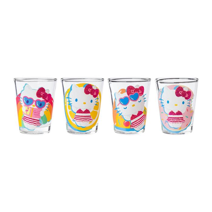 Hello Kitty Hello Kitty Mini Glass 4-Piece Set (Pool Floatie) Rosas | CL_HK89536