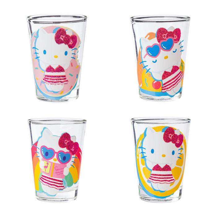 Hello Kitty Hello Kitty Mini Glass 4-Piece Set (Pool Floatie) Rosas | CL_HK89536