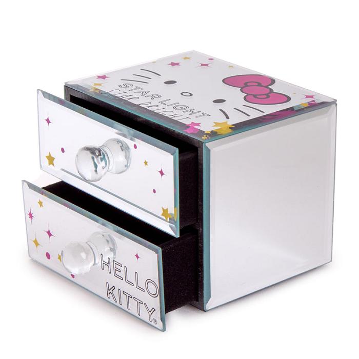 Hello Kitty Hello Kitty Mirrored Compact Jewelry Box Blancas Rosas | CL_HK82440