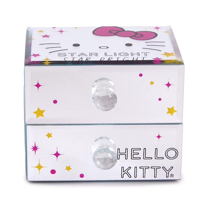 Hello Kitty Hello Kitty Mirrored Compact Jewelry Box Blancas Rosas | CL_HK82440