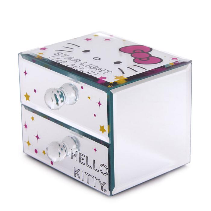 Hello Kitty Hello Kitty Mirrored Compact Jewelry Box Blancas Rosas | CL_HK82440