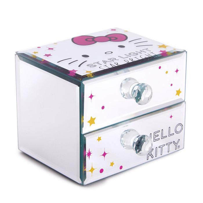 Hello Kitty Hello Kitty Mirrored Compact Jewelry Box Blancas Rosas | CL_HK82440