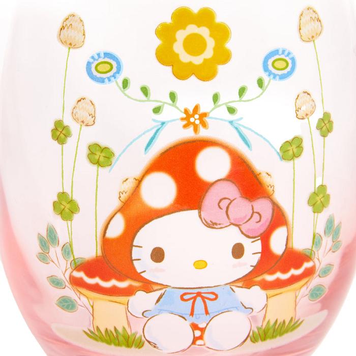 Hello Kitty Hello Kitty Mushroom Glass Tumbler Rosas | CL_HK15017