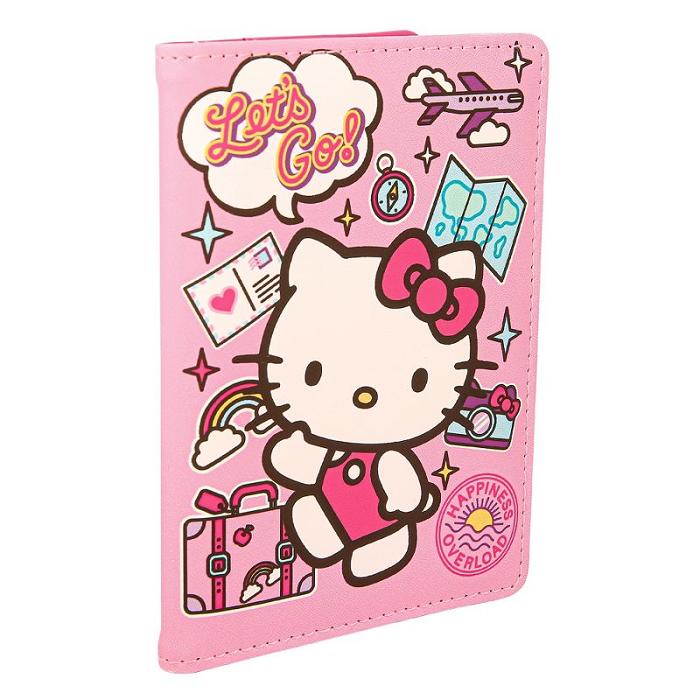 Hello Kitty Hello Kitty Passport Holder (Let's Go!) Rosas | CL_HK10657