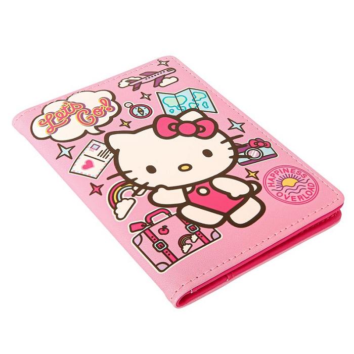 Hello Kitty Hello Kitty Passport Holder (Let's Go!) Rosas | CL_HK10657