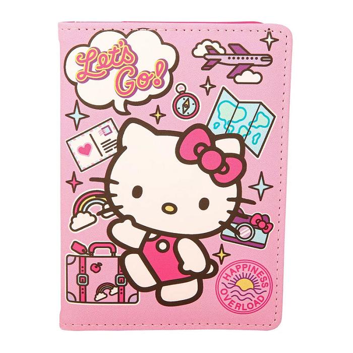 Hello Kitty Hello Kitty Passport Holder (Let\'s Go!) Rosas | CL_HK10657