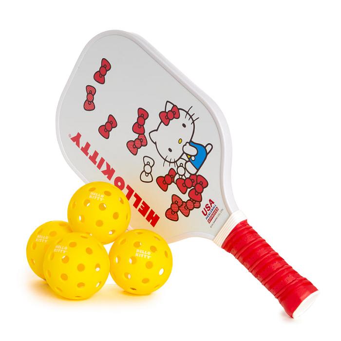 Hello Kitty Hello Kitty Pickleball Set Amarillo Blancas | CL_HK37744