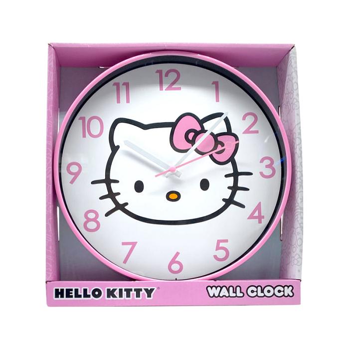 Hello Kitty Hello Kitty Pink Classic Wall Clock Rosas | CL_HK78445