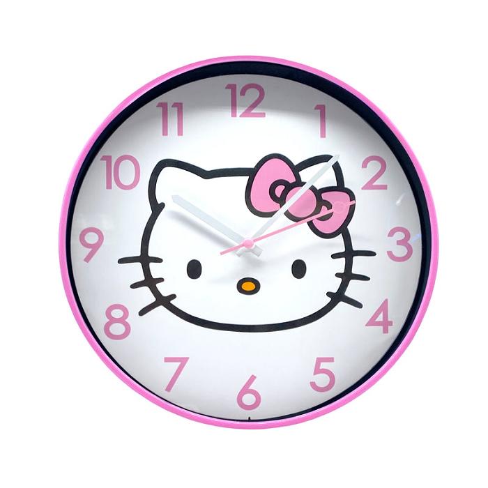 Hello Kitty Hello Kitty Pink Classic Wall Clock Rosas | CL_HK78445