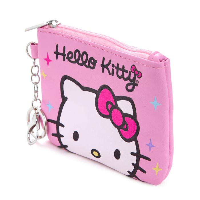 Hello Kitty Hello Kitty Pink Keychain Card Case Rosas | CL_HK83714