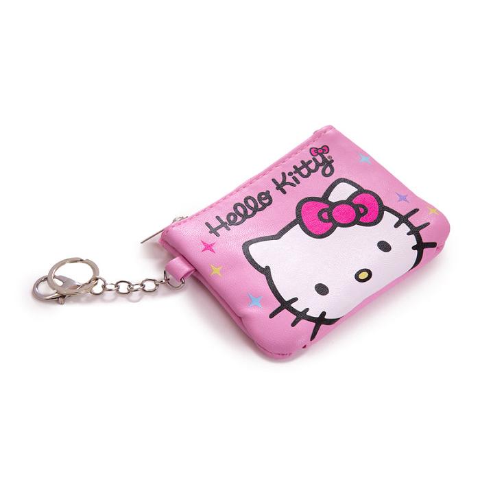 Hello Kitty Hello Kitty Pink Keychain Card Case Rosas | CL_HK83714